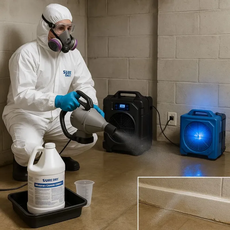 Sanitization and Odor Removal process in Asbury, IA