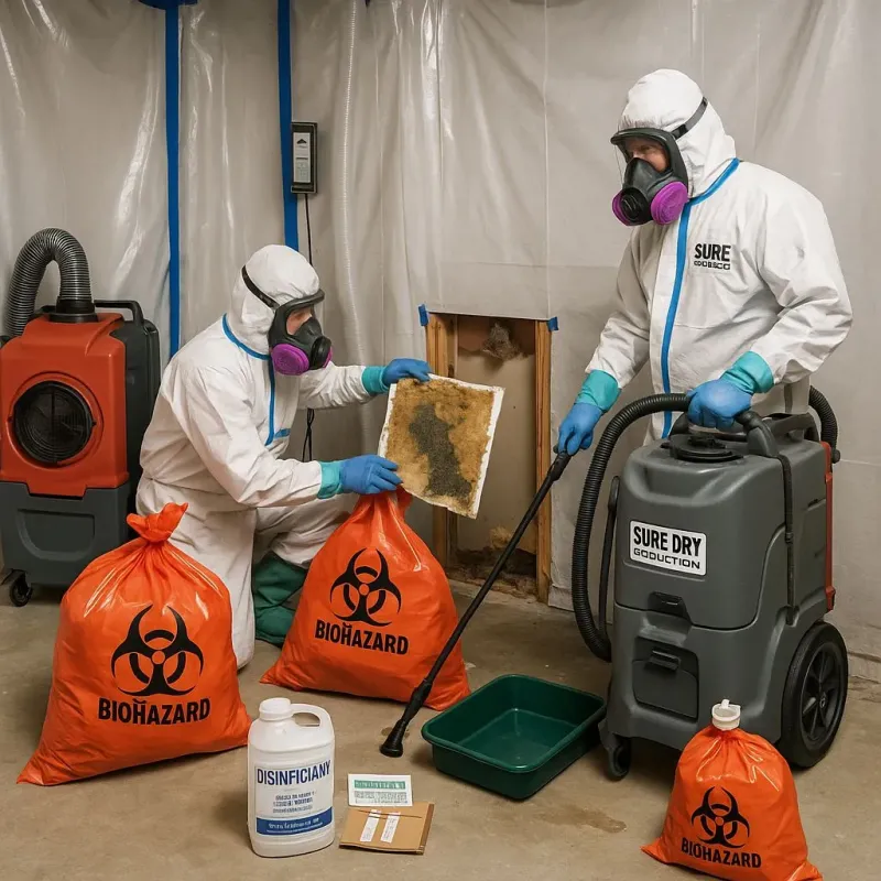 Contaminated Water Handling Protocols process in Asbury, IA