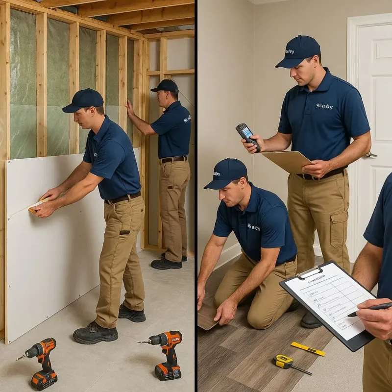 Repairs and Reconstruction process in Asbury, IA